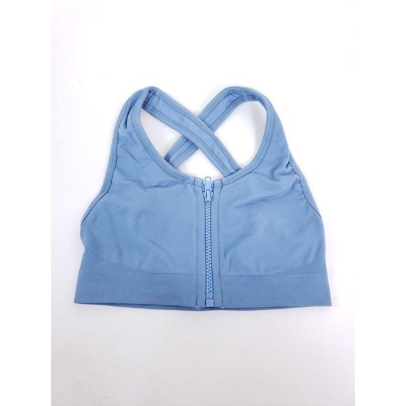 Morgan Stewart Sport Shooner Front Zip Sports Bra - Picture 4 of 6